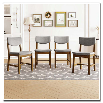 4-Piece Rustic Farmhouse Dining Chair