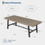 with Iron Base Dining Table-1016148267