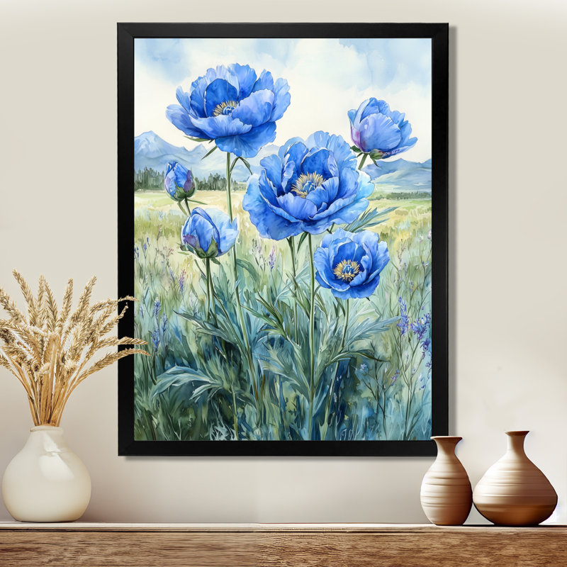 Blandford - reproduction d'art sur toile florale, H 20 po x l 12 po, Reproduction encadrée d'une seule photo