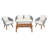 Robson Acacia 4 - Person Patio Conversation Set with Cushions-1753507673-1753507672
