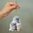Acrylic Flat Cute Three Kittens Pendant