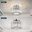 Plafonnier semi-encastré en cristal Porfiro-1106273810