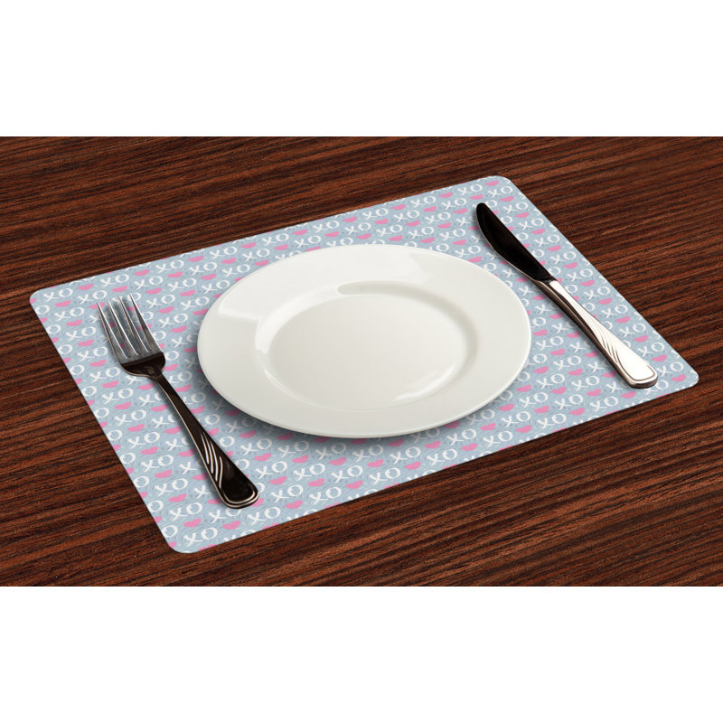 Polyester Abstract Rectangle Placemat