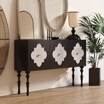 Light Luxury Solid Wood Art Storage Cabinet 51.18 Sideboard by Dream cabinet