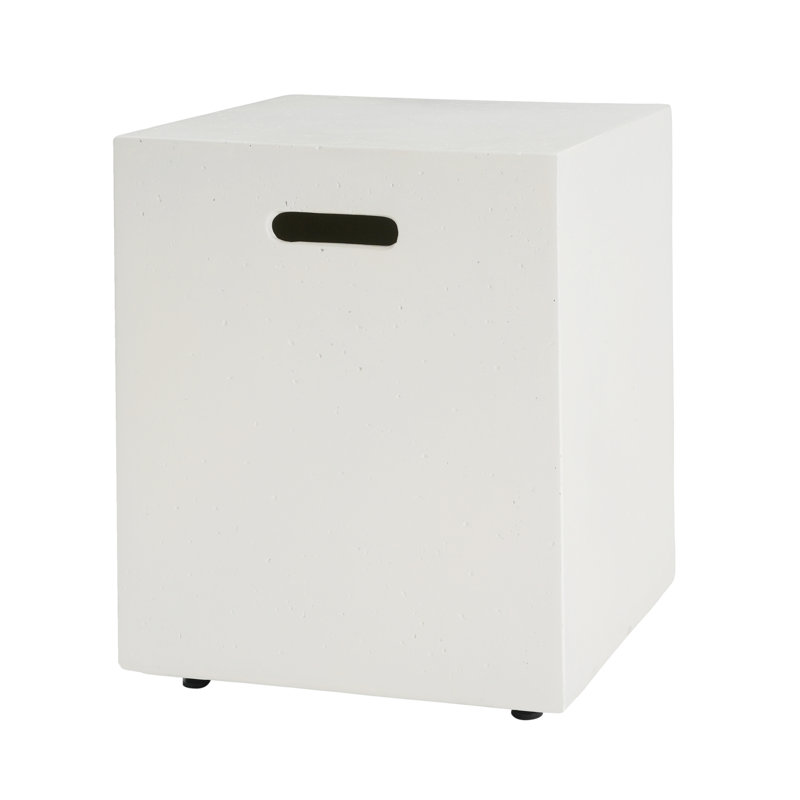 Support de réservoir 16 x 20 pouces / table d'appoint, blanc