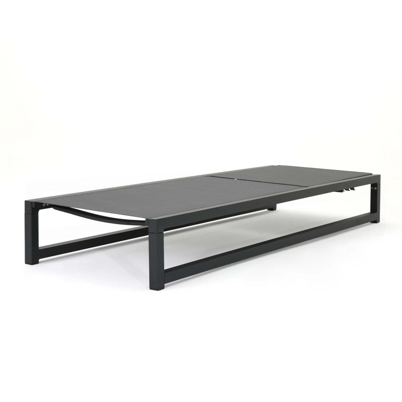 Chaise longue Venice, Gris, 1