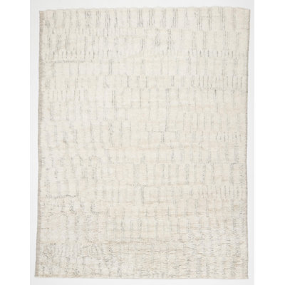 Classics Hand-Knotted Wool Ivory Area Rug