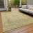 Machine Washable Indoor/Outdoor Xhevrie Tan Rug-1417870311
