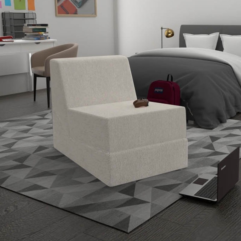Slumber Solutions Comfort Gaming Chair, Linen White