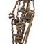 9 Piece Cluster Twig Triple Spring   Set of 12   20"   Natural