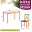 4 - Person Solid Oak Dining Set