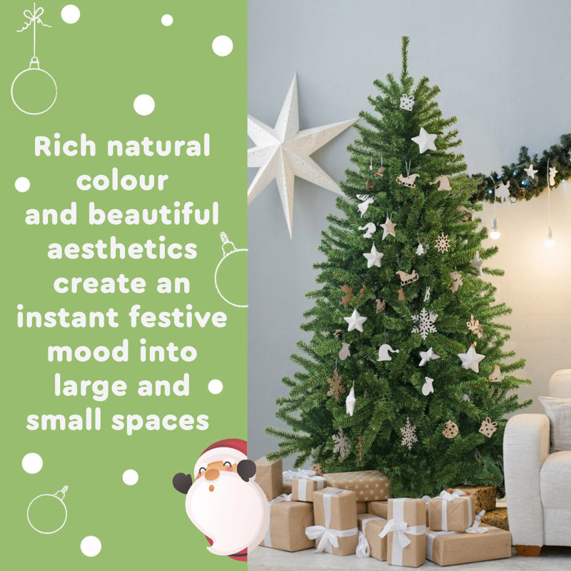 Artificial Christmas Tree, 6.23ft H x 3.81ft W