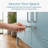 Wide TV Stand Metal Lockable Storage Cabinet with 2 Doors & 2-Tier Adjustable Shelves, Multifunctional Entertainment Center for Living Room & Bedroom-2046951309