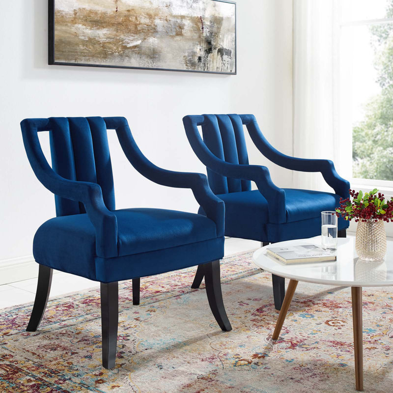 Chaise d'appoint Harken, Bleu marine