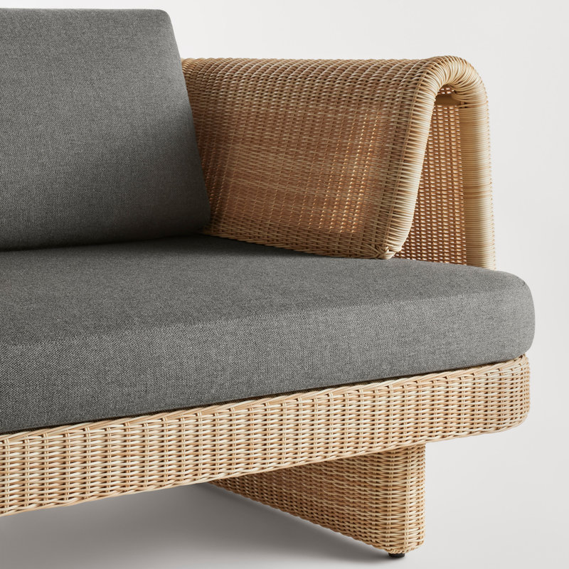 Loophole Outdoor Lounge Chair, Gray