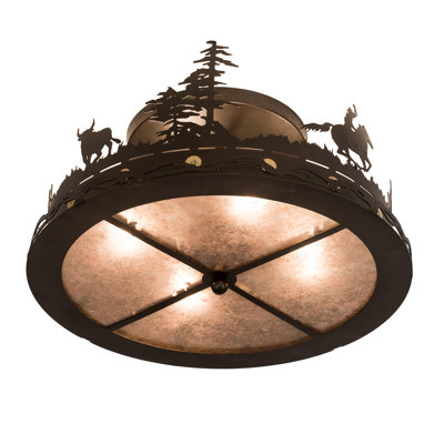 Hildebrandt 4 - Light Semi Flush Mount