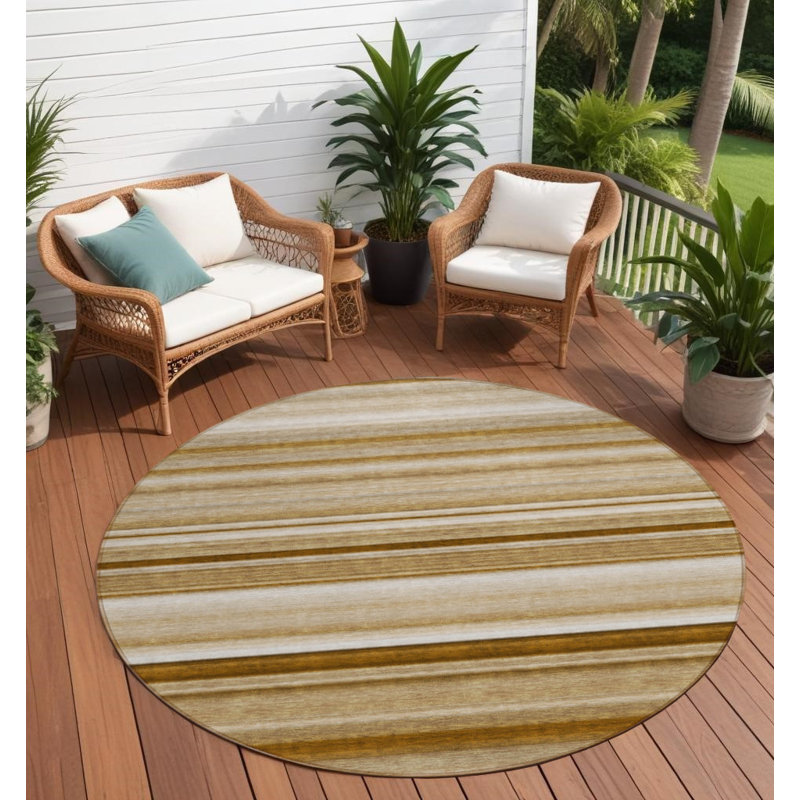 Tapis d'intérieur rond 8 po
