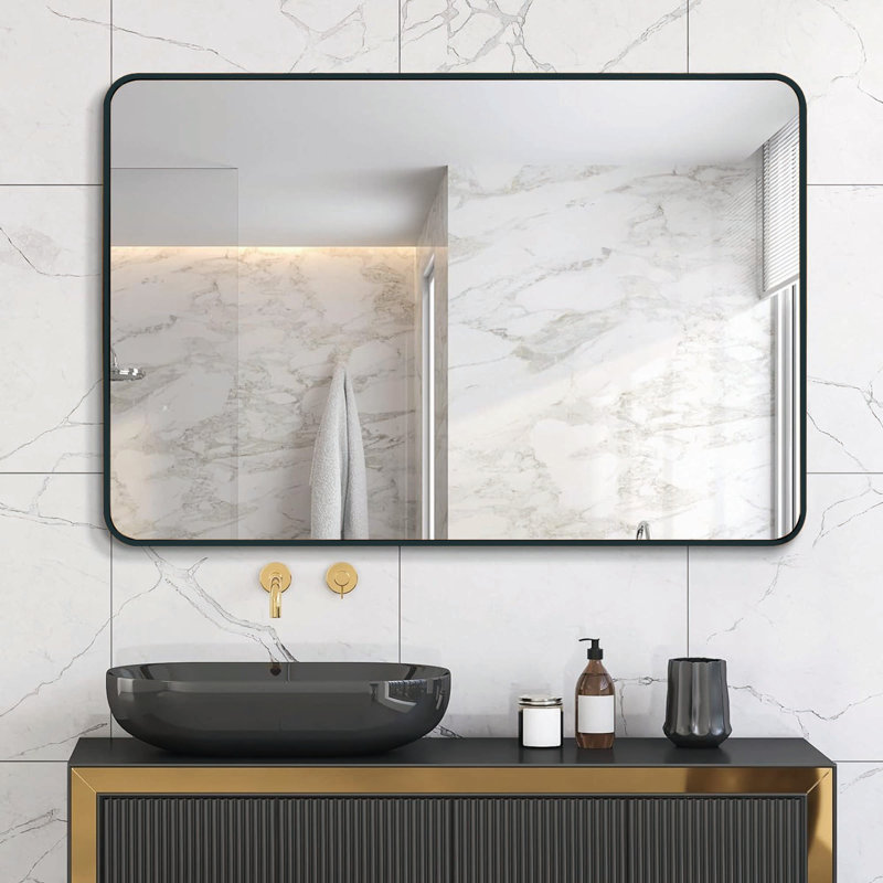 Miroir de salle de bain 30x40 ", Noir
