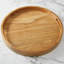 Plateau de service saisonnier en bois d'acacia gravé saisonnier