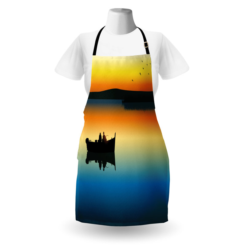 No Pattern Bib Apron