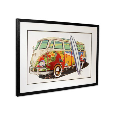 Handmade Transportation Wall Decor on Paper
