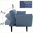 Sofas Couches | 74 Inch 2 Seater Modern Convertible Sofa | For Apartment Small Spaces | Velvet | Antique Navy Blue-124630668