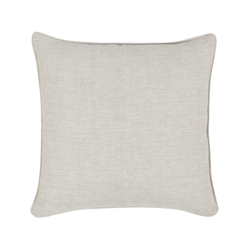 Scala 22" Cotton Velvet Fabric Blue Throw Pillow, Blue