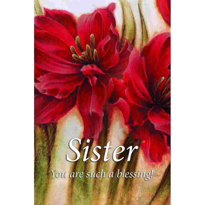 Sister Blessing Floral, H 18 po x l 12 po