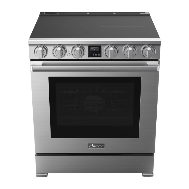 30" Pro-Range 4 Burners, Transitional, Silver, NG/LP, Induction