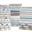 Ensemble de draps 4 pièces pour lit très grand avec imprimé village blanc, flanelle 100% coton, doux au toucher ultra doux, avec draps plats et ajustés 2 taies d'oreiller, convient à un matelas de taille très confortable