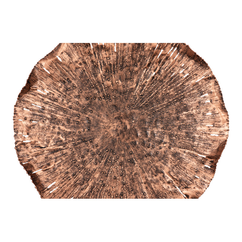 Lotus Wall Décor, Copper, 16" H x 16" W x 3" D