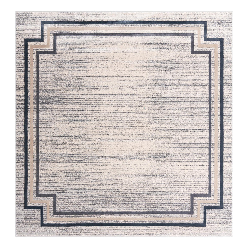 Vallelunga Abstract Indoor Rug, Square 7'