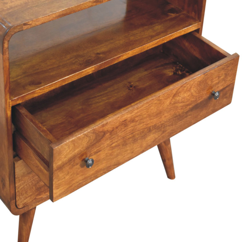 Console courbée à charme nordique