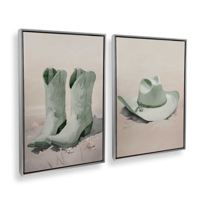 «Cowboy Essentials» en vert, ensemble de 2