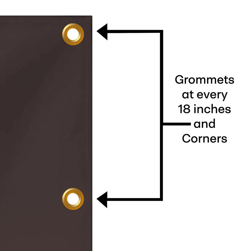 Tent, 365.8cm H x 365.8cm W, Brown