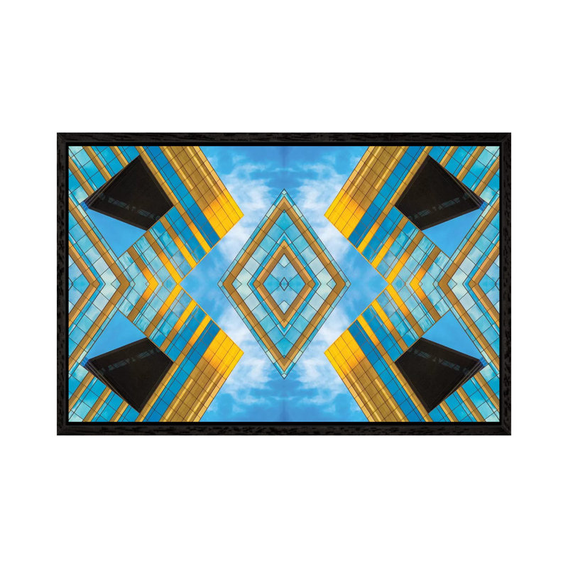 State And Grand Diamond Composite by Raymond Kunst - Gallery-Wrapped Canvas Giclée on Canvas, Black Floater Framed