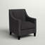 Fauteuil en polyester de 29 po de largeur Damira-506675909