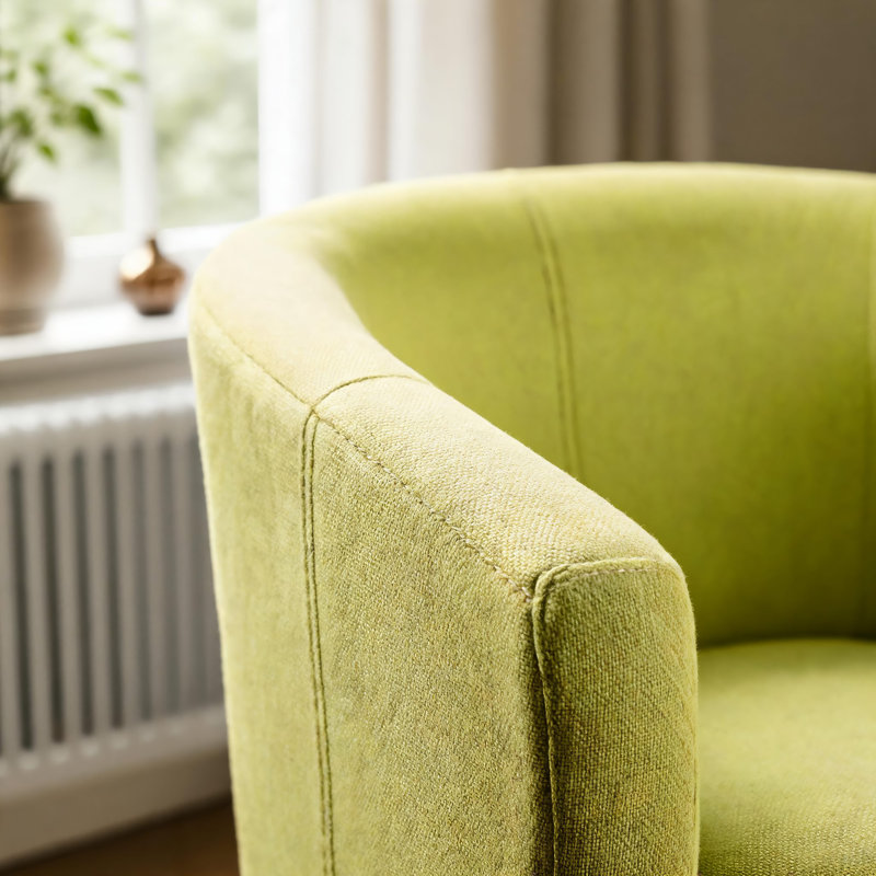 Bedford 67cm Tub Accent Occasional Chair, Green
