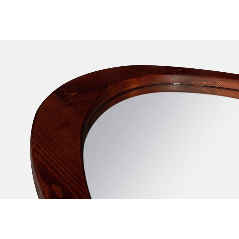 Miroir décoratif Blaxton, 36 po x 24 po, Brun