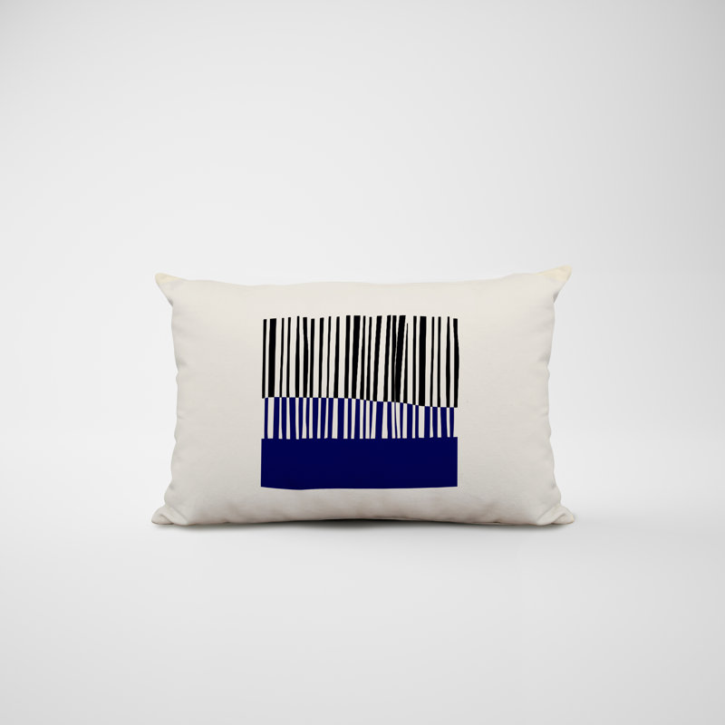 Polyester / Mélange de polyester Housse de coussin rectangulaire intérieure / extérieure lombaire et insert