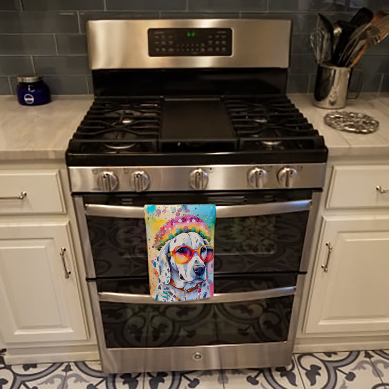 Serviette de cuisine Dalmatian Hippie Dawg