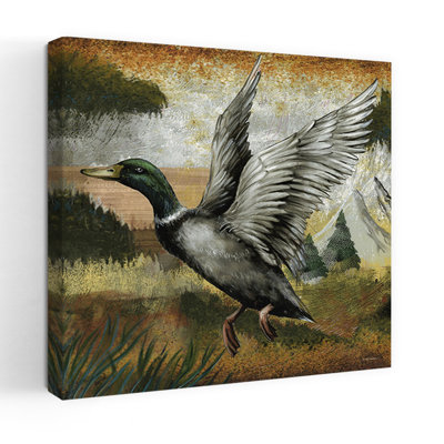 Mallard Duck Abstract Contemporary Duck Landscape Nature Art
