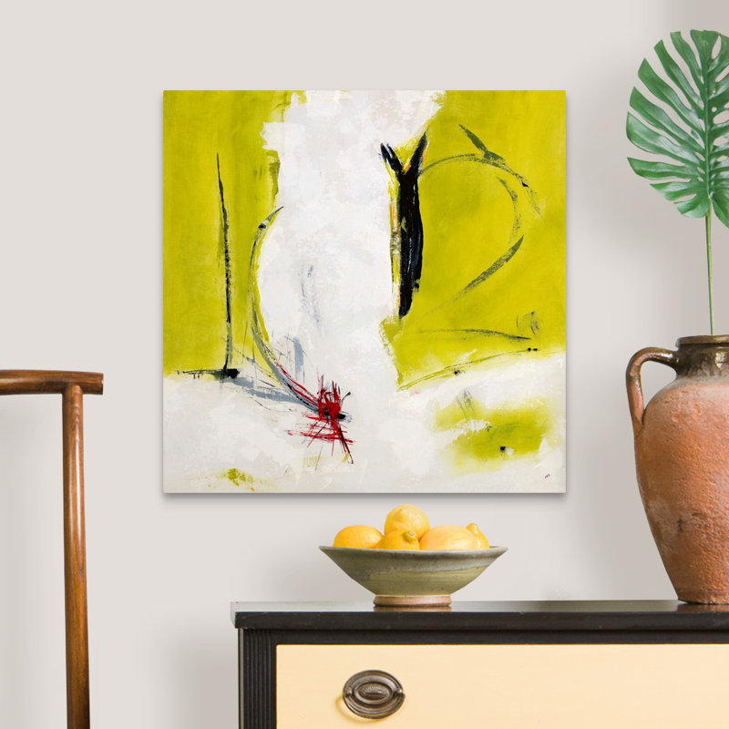 «Fling Into Spring» par Brent Abe - reproduction d'art sur toile, H 24 po x l 24 po x P 1,25 po, Toile tendue