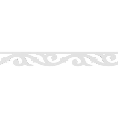 Garniture de sol en PVC de qualité architecturale H 6 po x P 5/8 po x L 48 po Redford