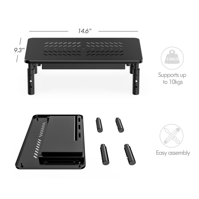 Gevonte Metal Stackable Monitor Stand