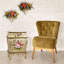 Table de chevet 3 tiroirs beige Tailings