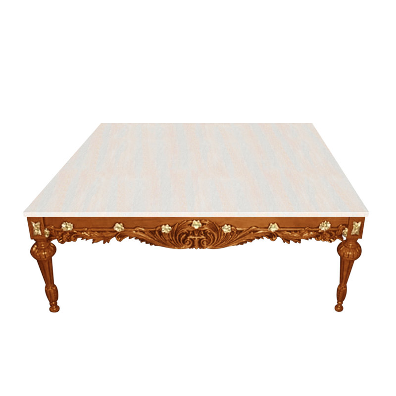 Coffee Table, Crema Valencia, Burl 03