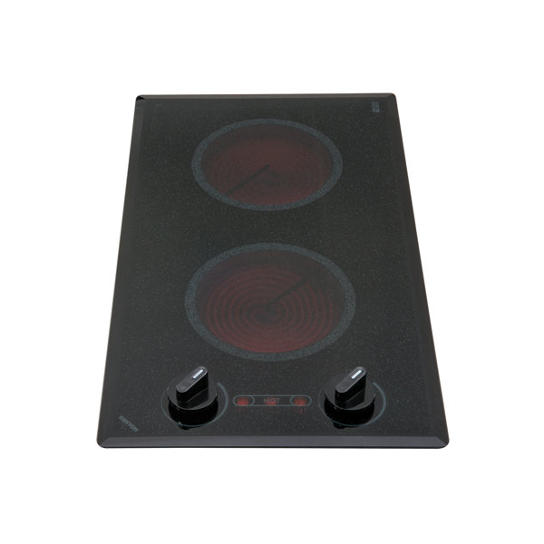 GTKZW Electric Cooktop 2 Burner 110V 2000W Knob Control