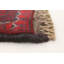 Tapis de zone en laine rouge/noir 5 pi 1 po x 6 pi 4 po one-of-kind-noué la 2019s esari Allaina