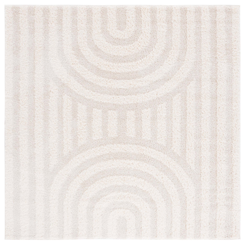 Kiani Performance Striped Rug, Square 6'7"